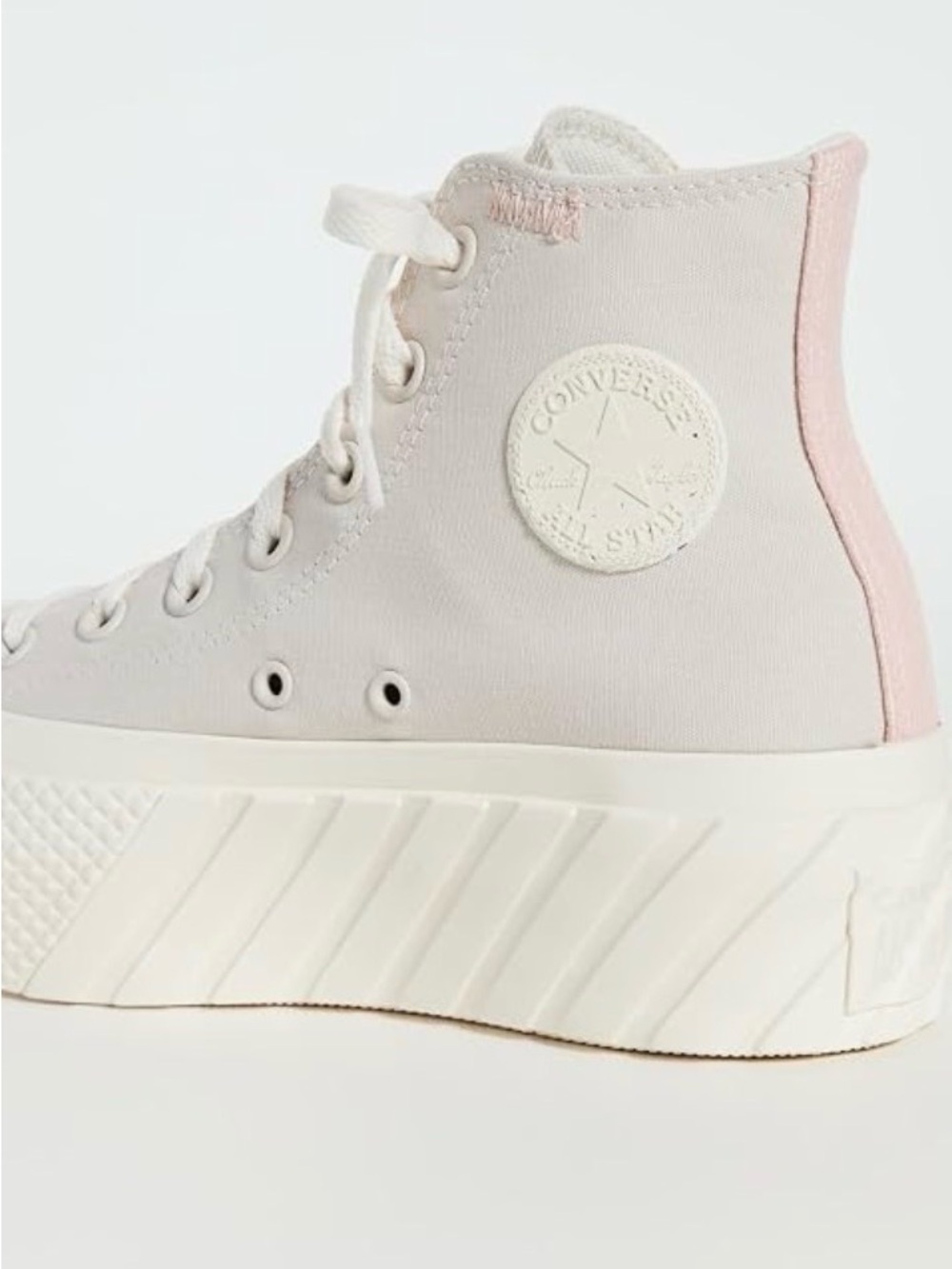 Converse Chuck Taylor All Star Lift 2X Platform High Desert Egret Pink Clay